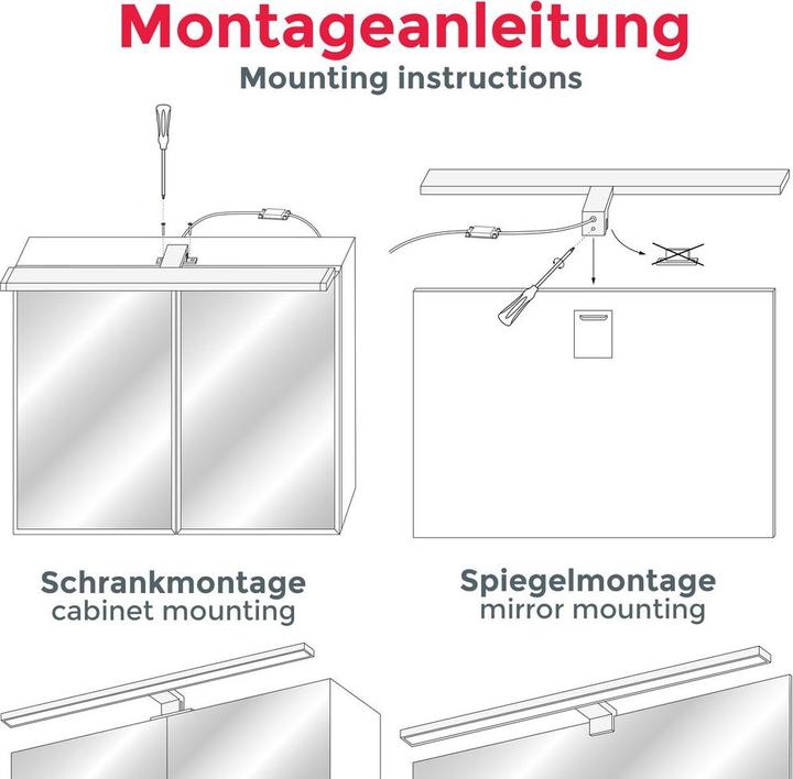 Image du produit B.K.Licht Spiegelleuchte