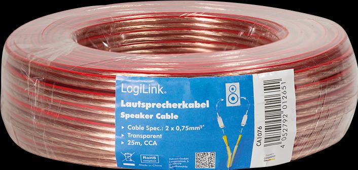 Produktbild LogiLink CA Lautsprecherkabel (25 m, 0.75 mm²)