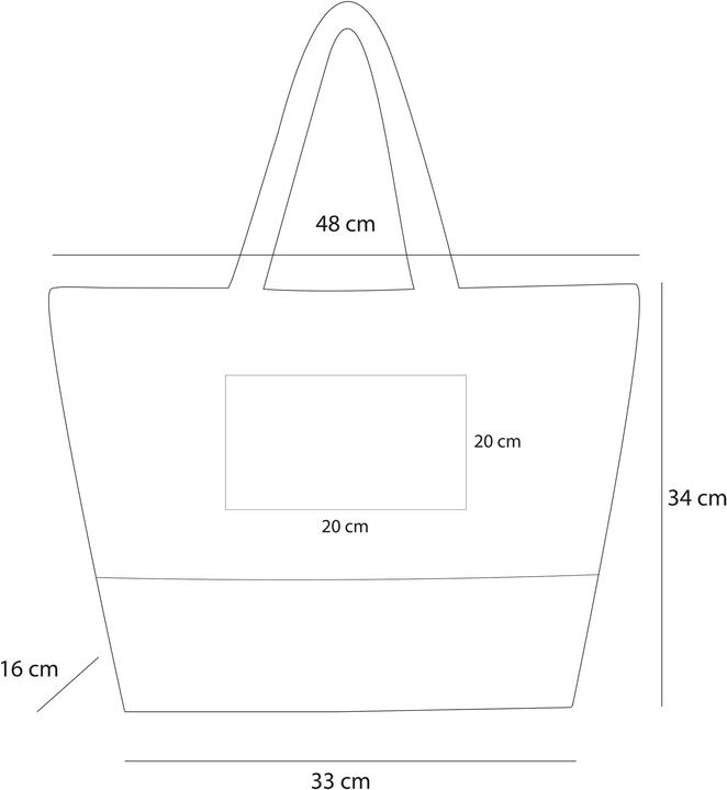 Actual product image Normani Large Beach Bag Nika