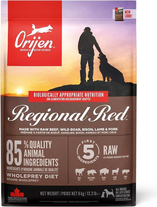Produktbild Orijen Regional Red Dog (Adult, 1 Stk., 6000 g)