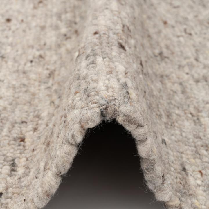 Actual product image Pergamon Natur Teppich Wolle Alaska Meliert (140x200 cm)