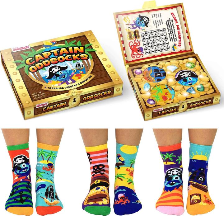 Produktbild United Oddsocks Captain Oddsocks (3er Pack, 27 - 30)
