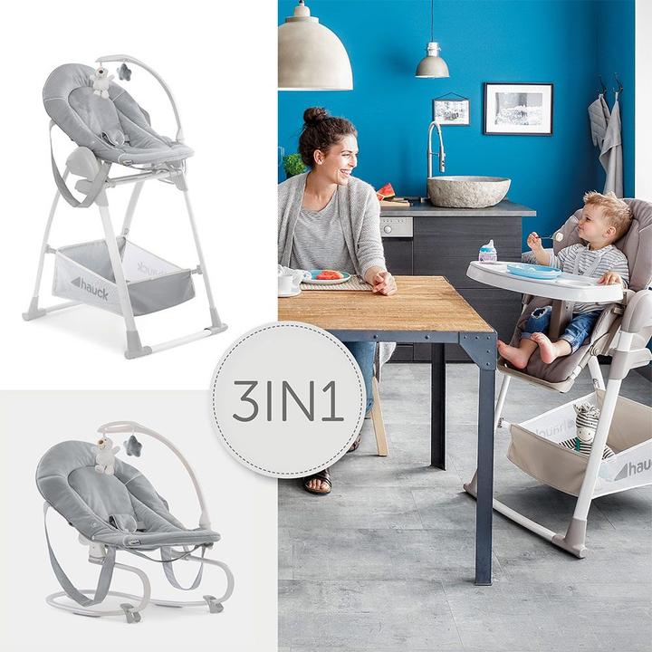 Produktbild Hauck Sit N Relax 3in1 stretch grey (Hochstuhl)