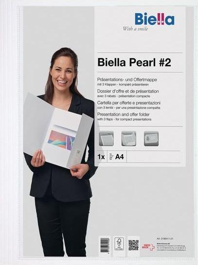 Actual product image Biella Presentation folder Pearl#2 (A4, 1 x)