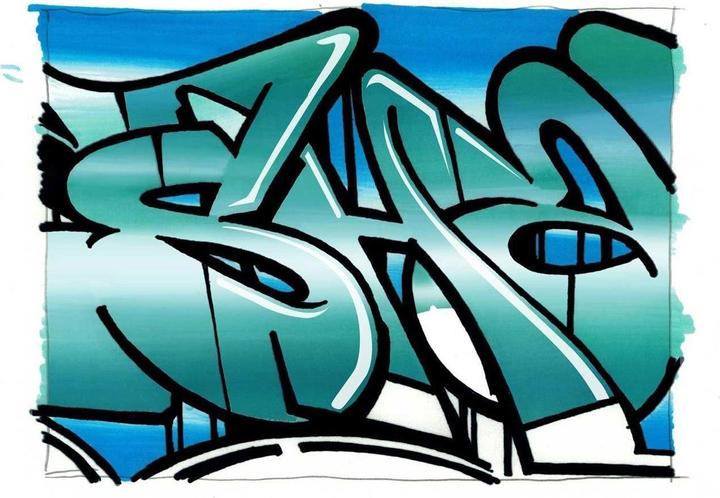 Image du produit Chameleon Crayons aquarelle Brushpens tons bleus, 5 pièces (Bleu, 5 x)