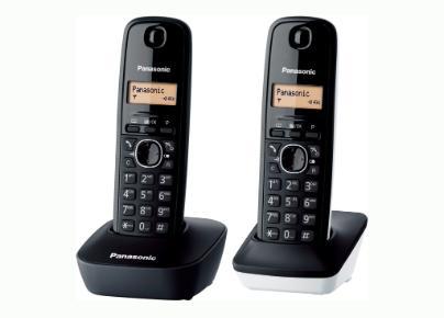 Panasonic TELEFONO WIRELESS KX-TG1612SP1 BIANCO/NERO DUO