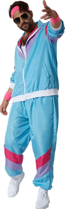 Image du produit tectake Costume pour homme rétro années 80,90 ensemble de survêtement (L)