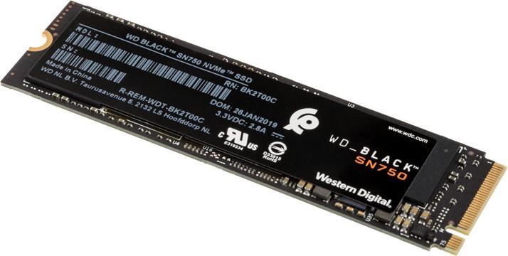Produktbild WD Black SN750 Gaming (2000 GB, M.2 2280)