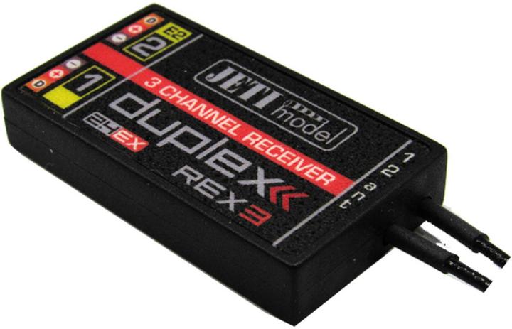 Actual product image Jeti Receiver Rex 3 duplex