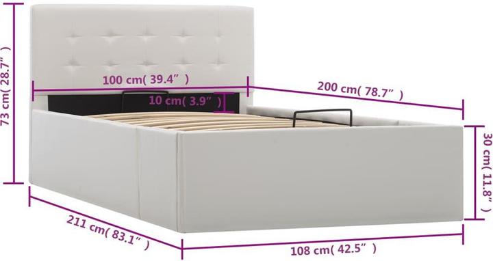 Actual product image VidaXL Bine (100 x 200 cm)