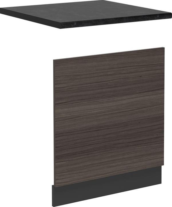 Actual product image Vicco Dishwasher front panel R-Line, Noble gray/Anthracite, 60 cm, WT Anthracite