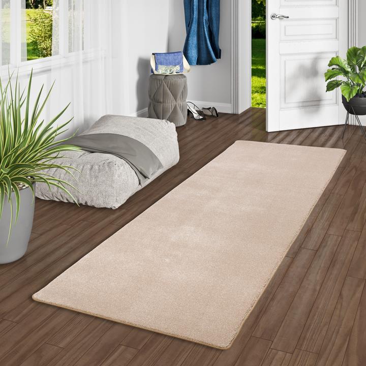 Produktbild Snapstyle Hochflor Luxus Velours Läufer Teppich Touch (100 x 400 cm)