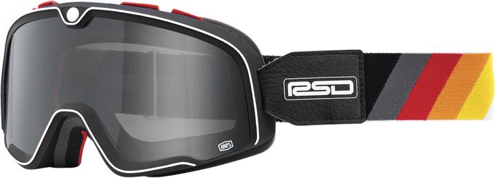 Actual product image 100% Barstow Goggle Roland Sands Malibu - Smoke Lens (Grey)