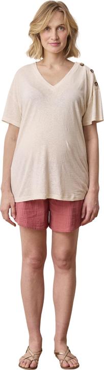Actual product image Vertbaudet Maternity shirt with V-neck, linen/viscose (W36/L38)