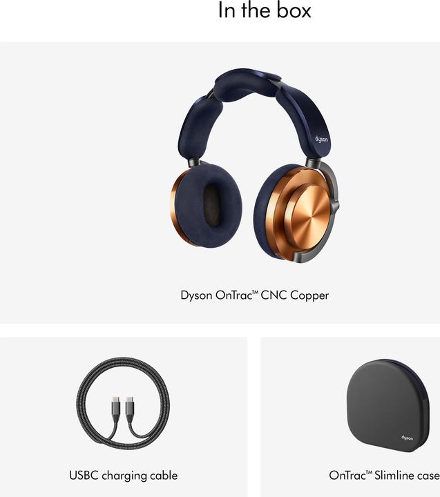 Actual product image Dyson OnTrac (ANC, 55 h, Cable, Wireless)