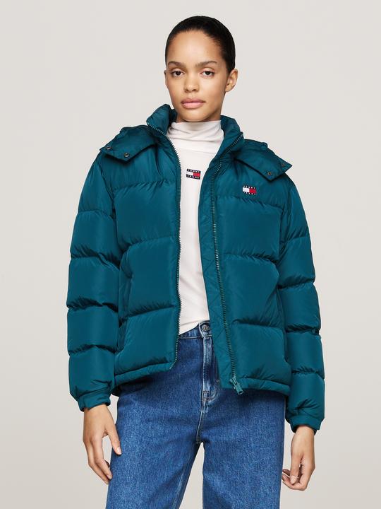 Actual product image Tommy Jeans Alaska Pufferjack Dames - Deep Seawater - Maat M (M)