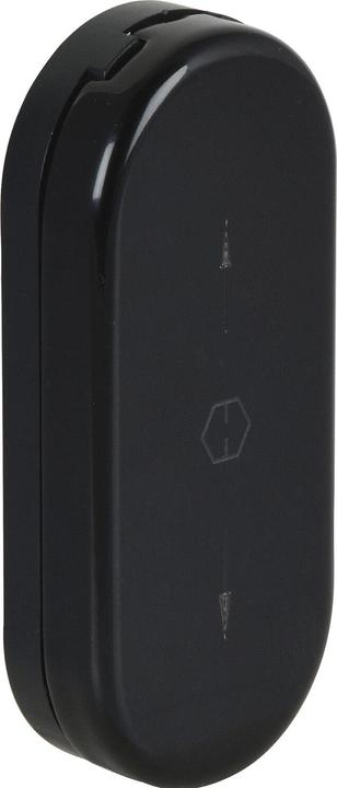Produktbild Hoppe Fenster-Griffloch-Verdeckrosette, Aluminium schwarz RAL 9005 (Türgarnitur)