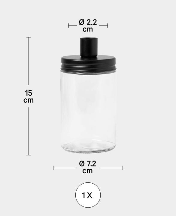 Produktbild I Am Creative Glas mit Kerzenhalter, Dekoglas