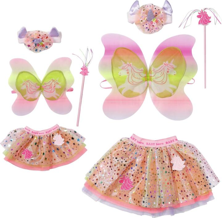 Actual product image Baby Born Unicorn partner look set