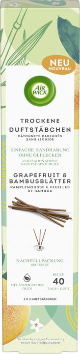 Produktbild Air Wick Duftstäbchen Nachfüller Grapefruit & Bambusblätter