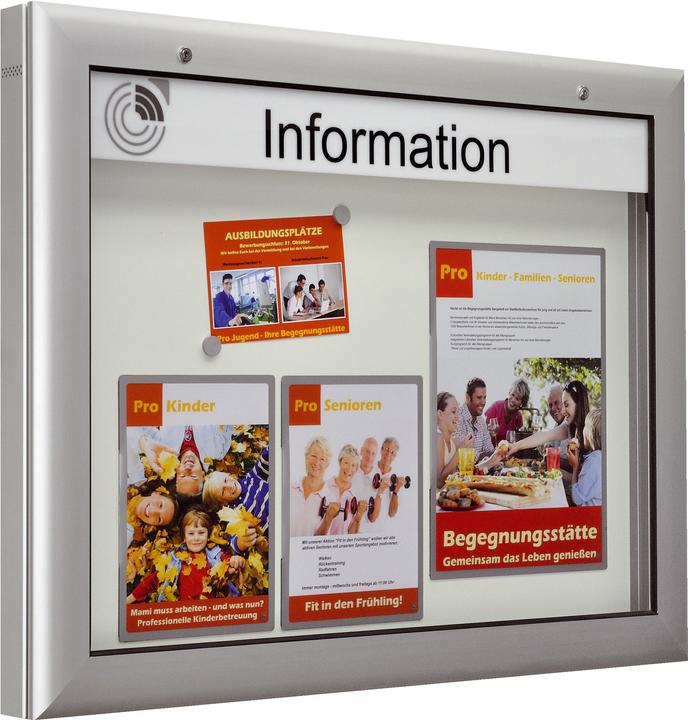 Produktbild kaiserkraft Schaukasten für Innen- und Aussenbereich (Magnettafel, 138 x 102.5 cm)
