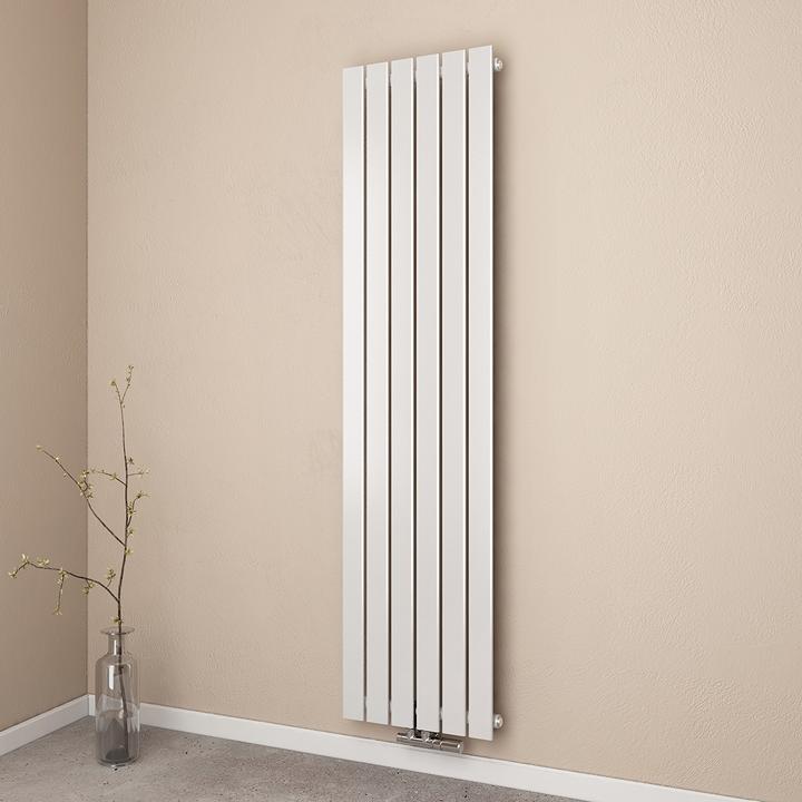 Actual product image Emke Radiator, Flat Radiator with Central Connection, White 180x46cm 9481W Single Layer (948 W)