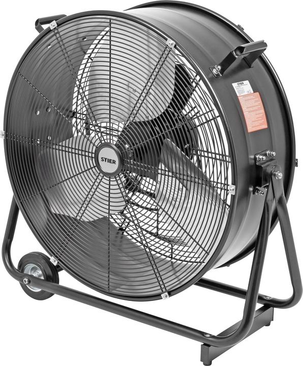 Actual product image Stier Mobile drum fan 330W Ø600mm (85 dB)