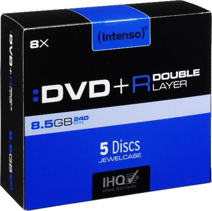 Image du produit Intenso DVD+R DL 8.5GB/240min (5 x)
