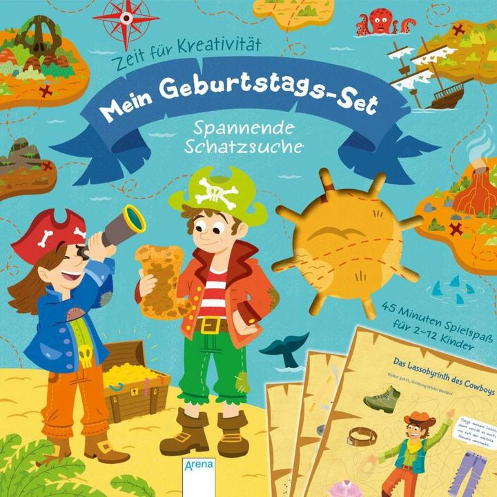 Mein Geburtstags-Set. Spannende Schatzsuche (Deutsch, Guillaume Blossier, Anne-Kathrin Häfner, Maud Liénard, 2020)