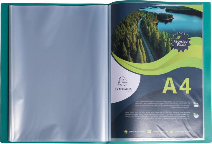 Image du produit Exacompta Protège-documents PP recyclé semi-rigide 40 vues Opak - Couleurs assorties (A4, 5 x)