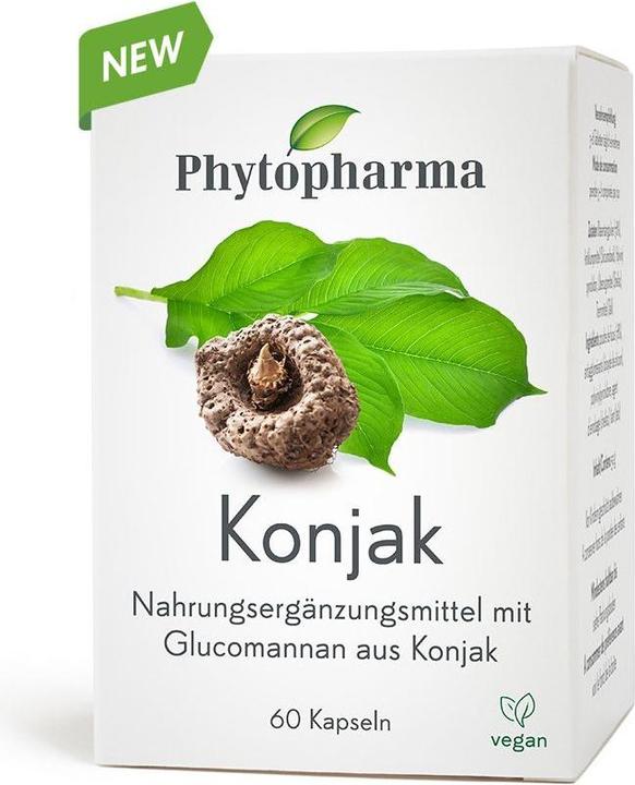 Produktbild Phytopharma Konjak Kapseln (60 Stück, Kapseln, 69 g)