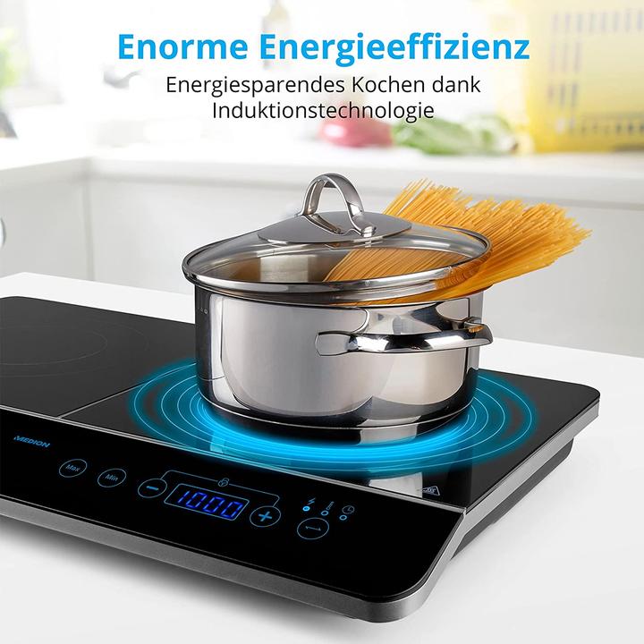 Image du produit Medion Plaque de cuisson double à induction MD 15324, 3500W