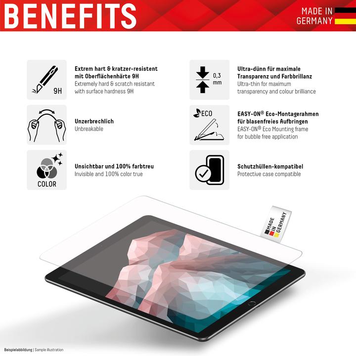 Actual product image Displex Tablet glass, tablet protective glass (1 Piece, Microsoft Surface Go 3, Microsoft Surface Go, Microsoft Surface Go 2)