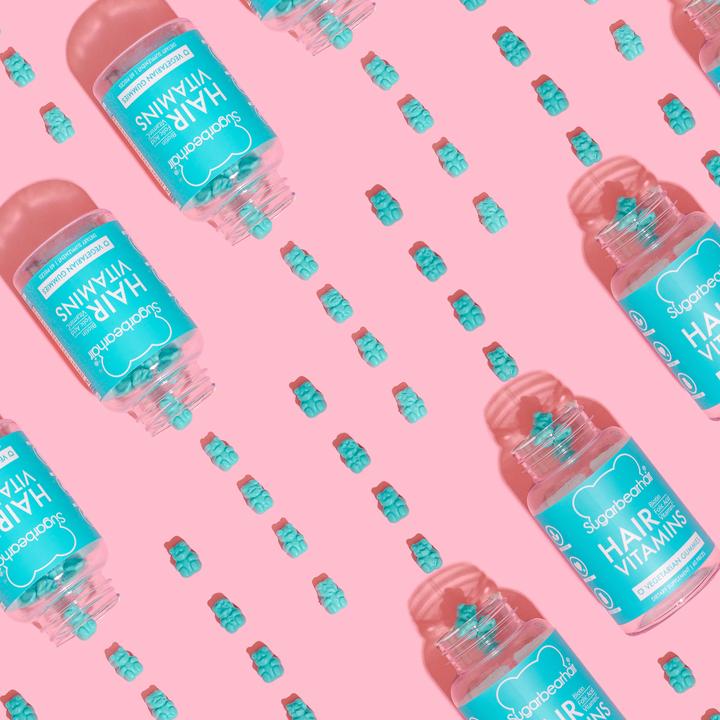 Actual product image Sugarbearhair Hair Vitamins DUO (120 Piece, Gummies, 300 g)