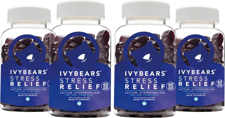 IVYBears Stress RELIEF 4 Pack (4 Stück, Gummies, 600 g)