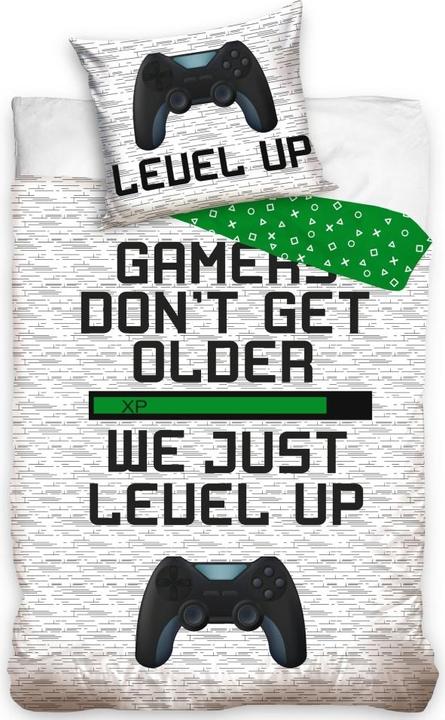 Actual product image MCU Gamer Sengetøj "Level up" - 100 percent bomuld