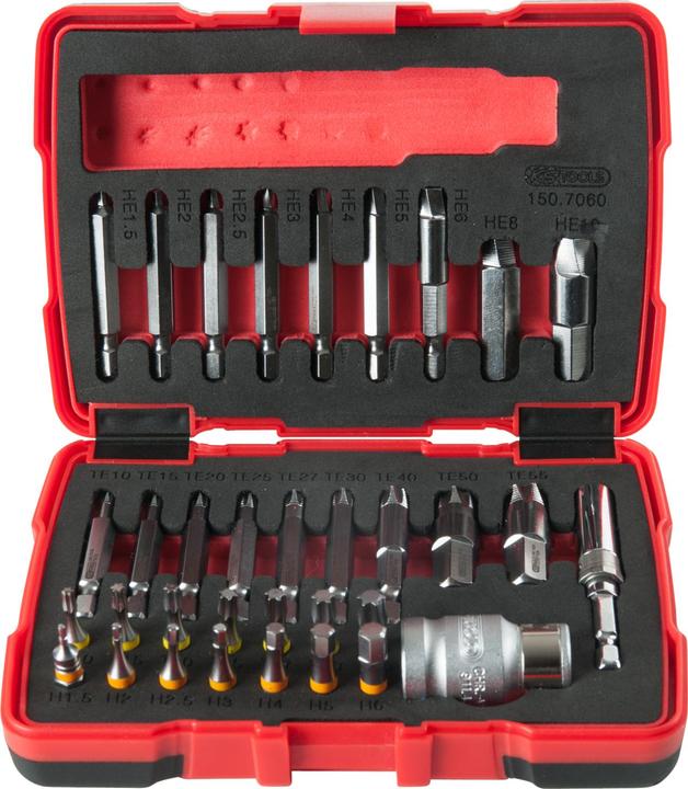 Image du produit KS Tools Jeu d'extracteurs de vis (Torx (TX), Clé Allen)