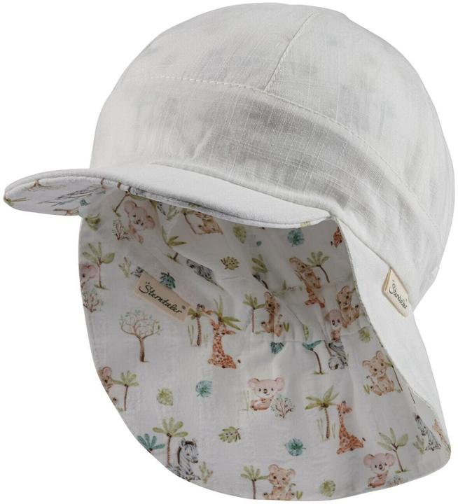 Immagine prodotto Sterntaler Cappello estivo con paracollo Animal Babies Ecru taglia 47 (47)