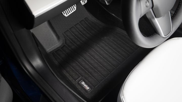Image du produit 2befair Kit complet de tapis tous temps pour la Tesla Model 3 (1 jeu de 5 tapis de sol)