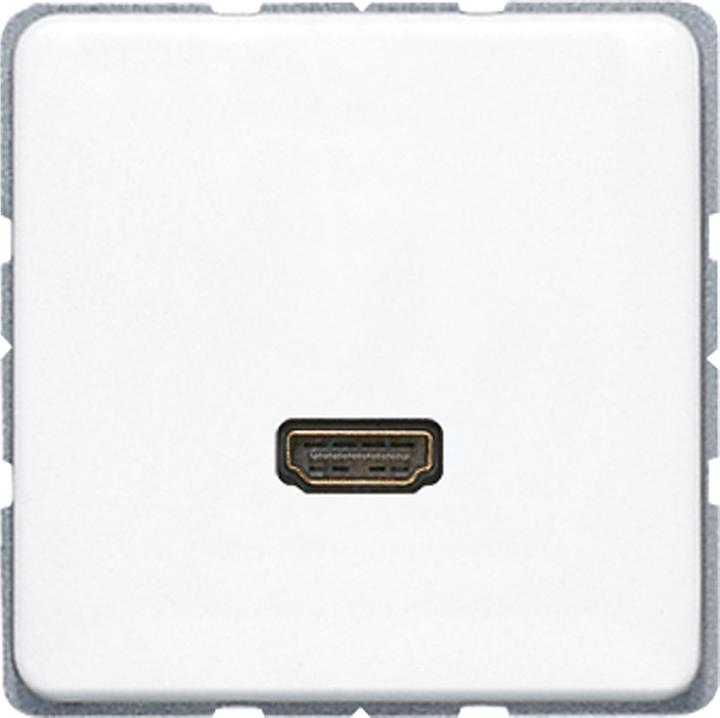 Actual product image JUNG Multimedia socket HDMI alpine white MA CD 1112 WW