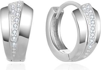 Produktbild Beneto Stylish round earrings made of silver AGUC2673 (L)