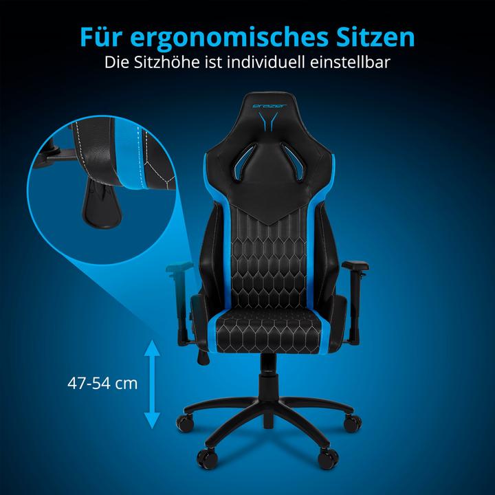 Actual product image Medion Gaming Chair ERAZER Druid P10 Blue / Black