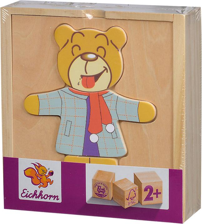 Produktbild Eichhorn Houten Puzzel Beer, 20st. (18 Teile)
