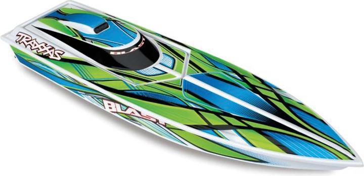 Traxxas BATEAU BLAST 603mm EP RTR GREEN TQ 2.4GHz w/USB-C Charger & Battery