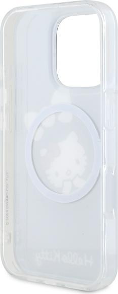 Immagine prodotto Hello Kitty HKHMP16LHFLBK Custodia rigida per iPhone 16 Pro 6,3" in pelle/nero IML Fun bow Magsafe (Apple iPhone 16 Pro)