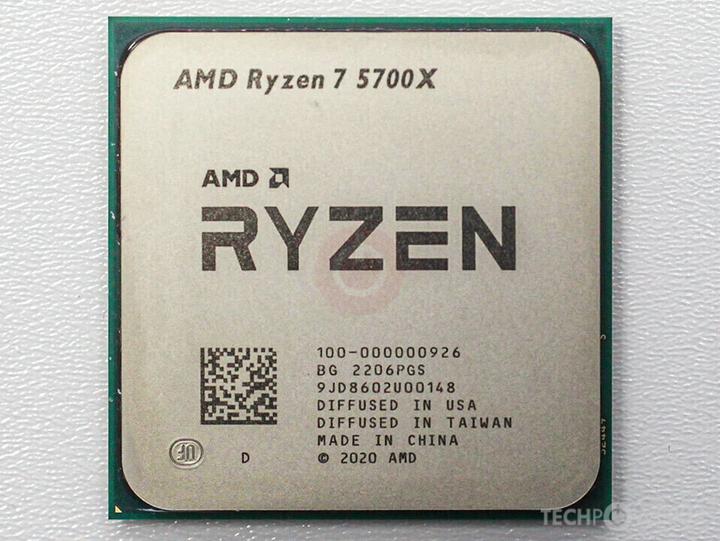 Actual product image AMD Ryzen 7 5700X (AM4, 3.40 GHz, 8 -Core)
