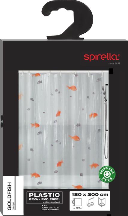 Actual product image spirella Goldfish (180 x 200 cm)