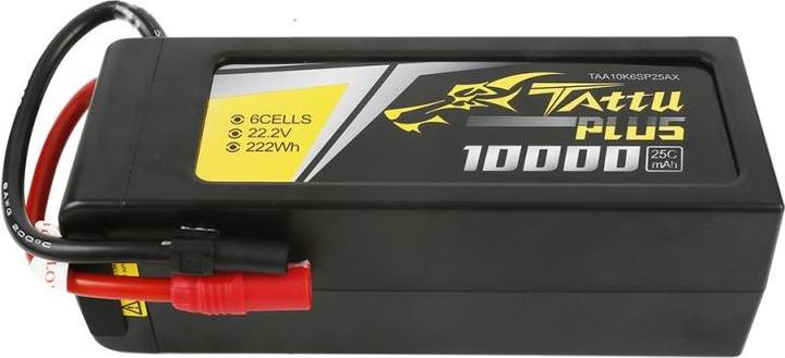 Actual product image Gens Ace Tattu Plus LiPo Battery 22.2V 10000mAh 25C (22.20 V, 10000 mAh)