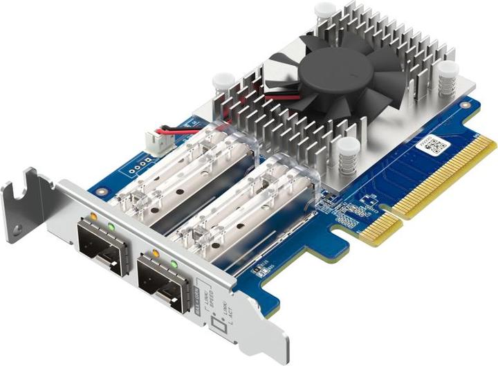 Actual product image QNAP Dual-port SFP+10GbE network expansion