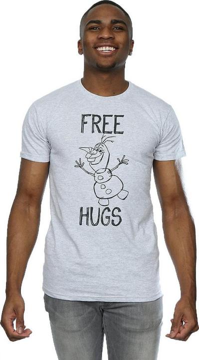 Immagine prodotto Disney Frozen Maglietta Abbracci Gratis Olaf Heather (M)